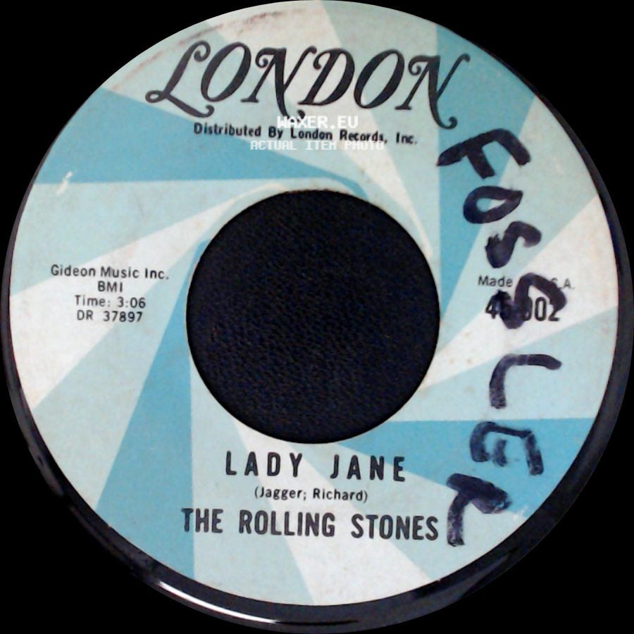 The Rolling Stones - Mothers Little Helper / Lady Jane side B