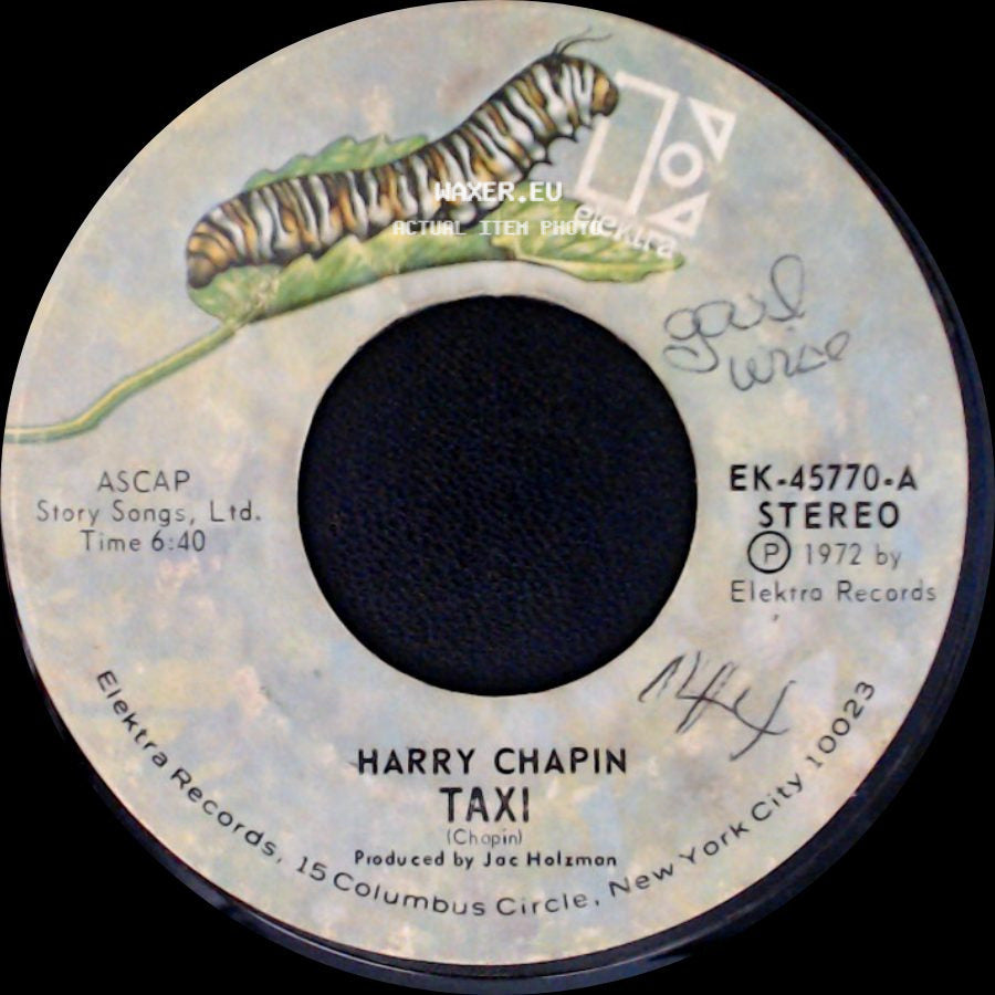 Harry Chapin - Taxi / Empty side A