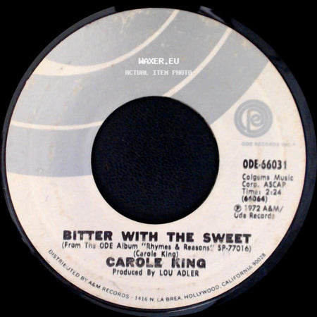 Carole King - Bitter With The Sweet / Been To Canaan side A