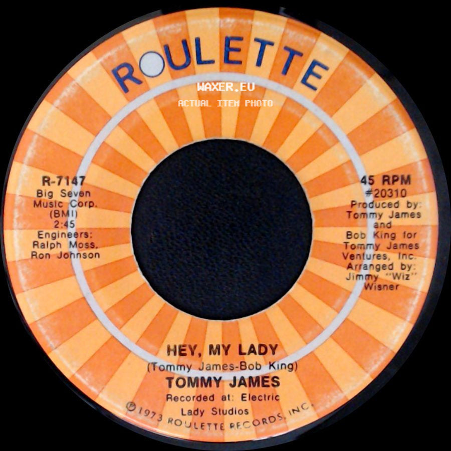 Tommy James - Calico / Hey, My Lady side B