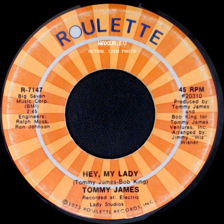 Tommy James - Calico / Hey, My Lady side B
