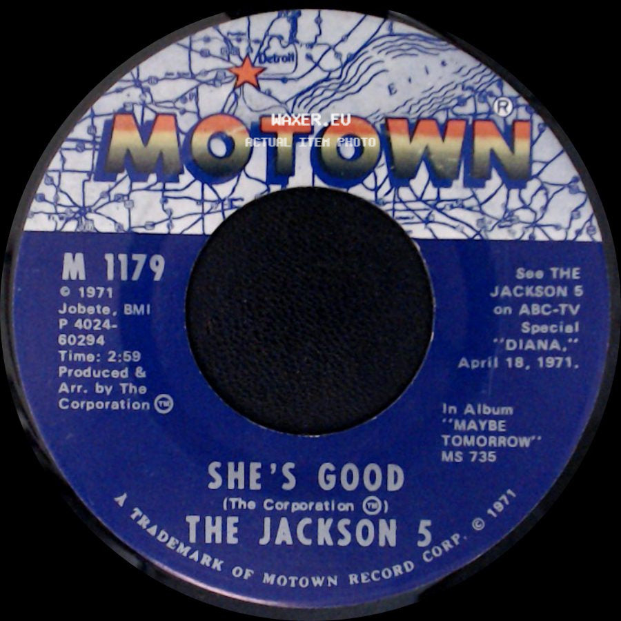 The Jackson 5 - She's Good / Never Can Say Goodbye side A