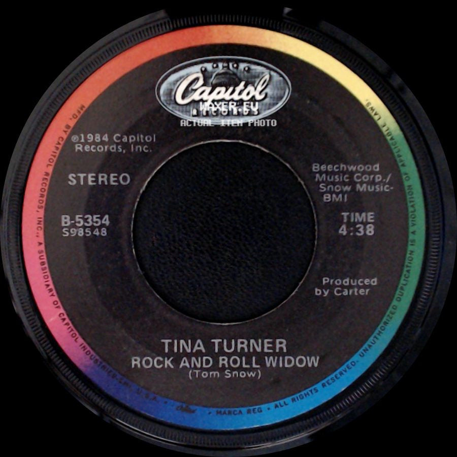 Tina Turner - What's Love Got To Do With It / Rock And Roll Widow side B