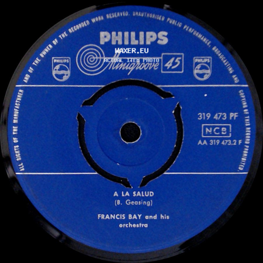 Francis Bay And His Orchestra - Eso Es El Amor / A La Salud side B