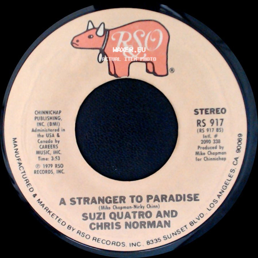 Suzi Quatro And Chris Norman - A Stranger To Paradise / Stumblin' In side A