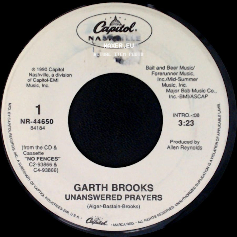 Garth Brooks - Alabama Clay / Unanswered Prayers side B