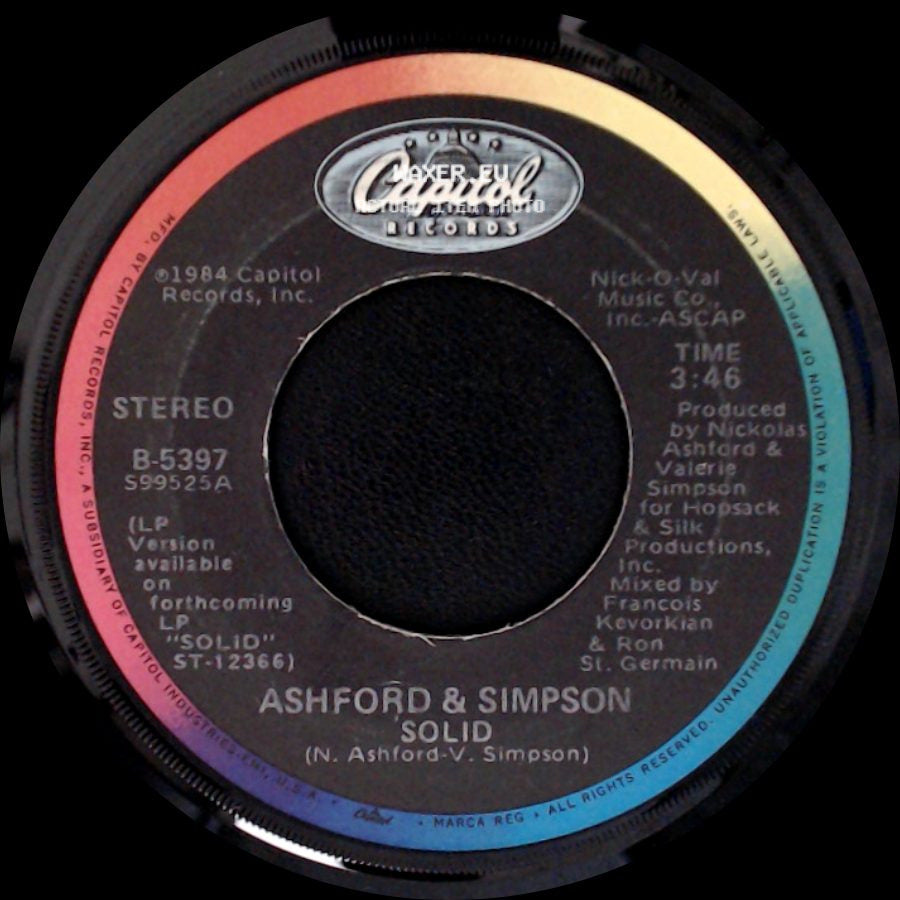 Ashford & Simpson - Solid / Solid (Dub Version) side A