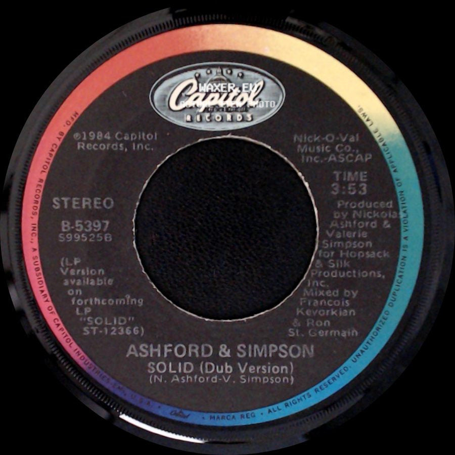 Ashford & Simpson - Solid / Solid (Dub Version) side B