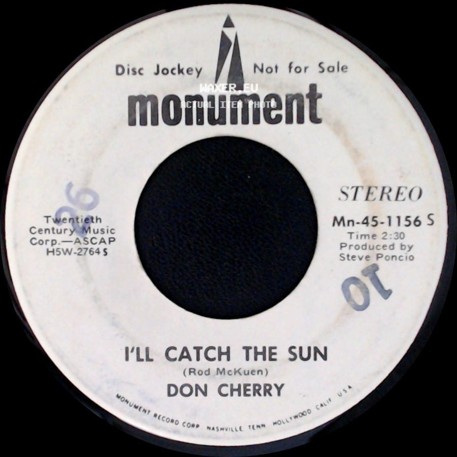 Don Cherry - I'll Catch The Sun / I'll Catch The Sun side B