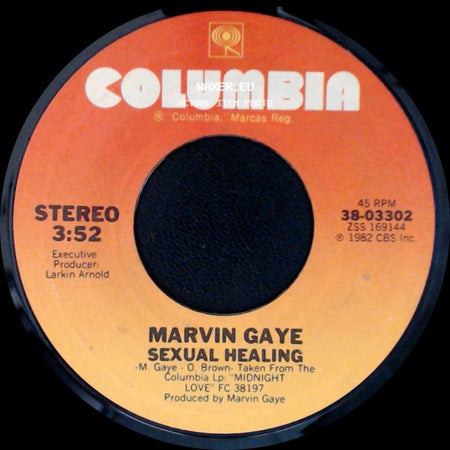 Marvin Gaye - Sexual Healing / Sexual Healing (Instrumental) side A
