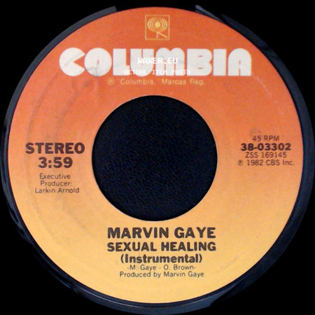 Marvin Gaye - Sexual Healing / Sexual Healing (Instrumental) side B