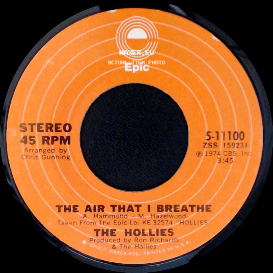 The Hollies - The Air That I Breathe / No More Riders side A