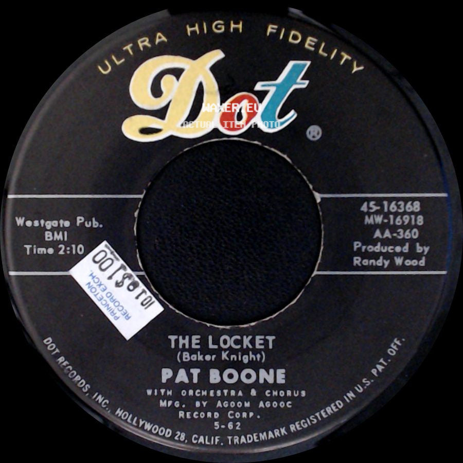 Pat Boone - Speedy Gonzales / The Locket side B