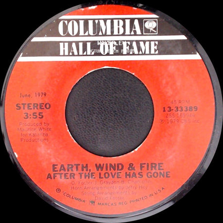 Earth, Wind & Fire - After The Love Has Gone / Reasons side A