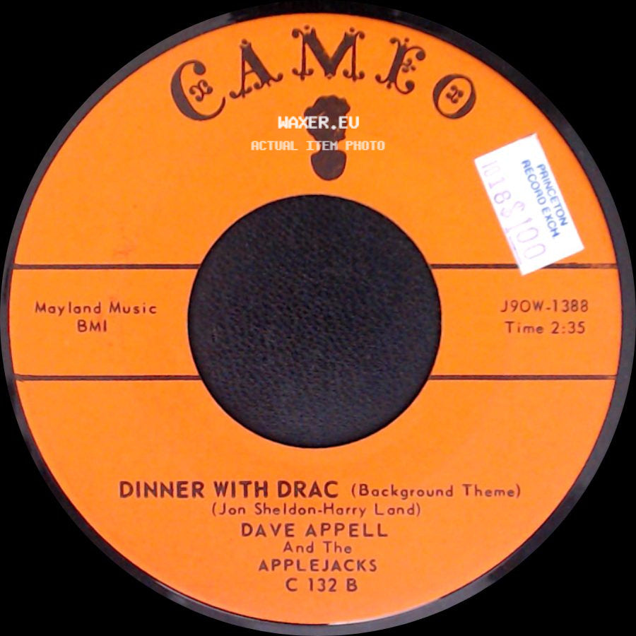 Dave Appell And The Applejacks - No Name Theme / Dinner With Drac (Background Theme) side B