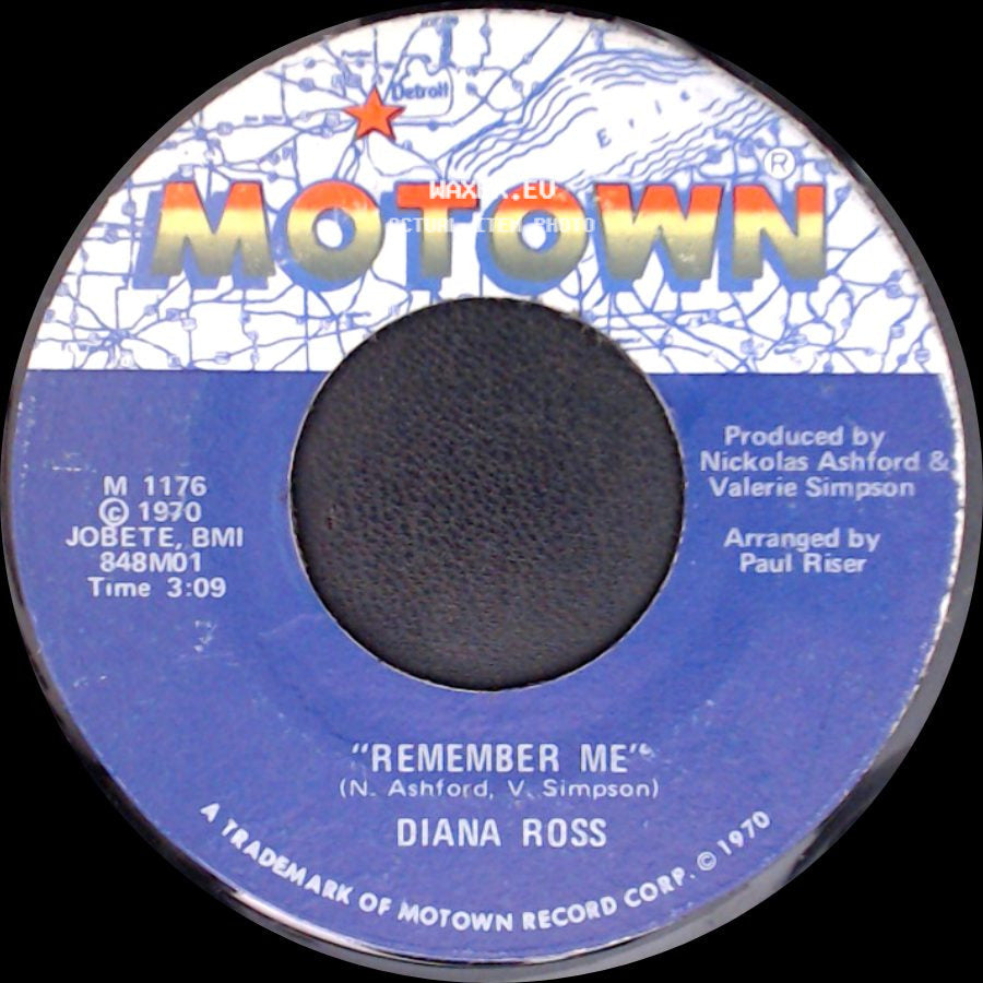 Diana Ross - Remember Me / How About You side A