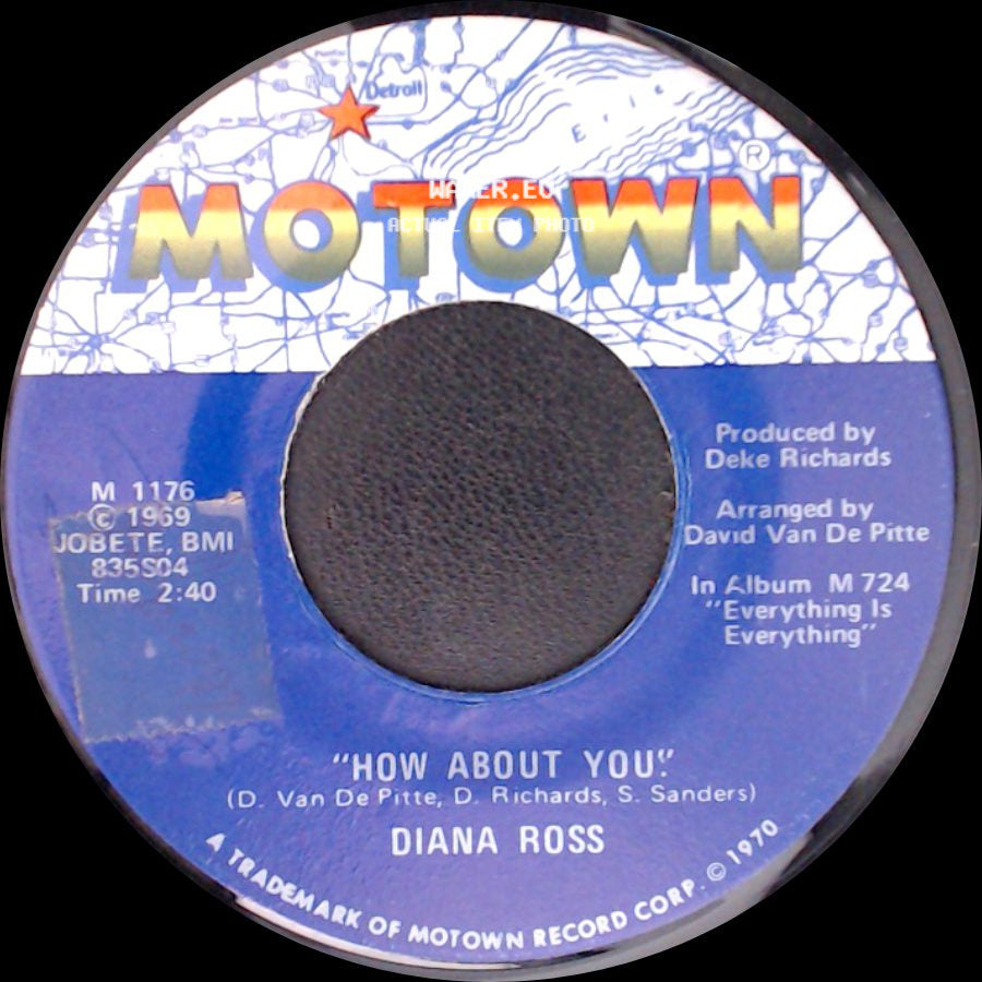 Diana Ross - Remember Me / How About You side B