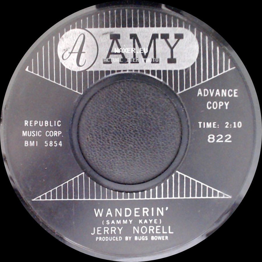 Jerry Norell - Wanderin' / Dim, Dim The Lights side A