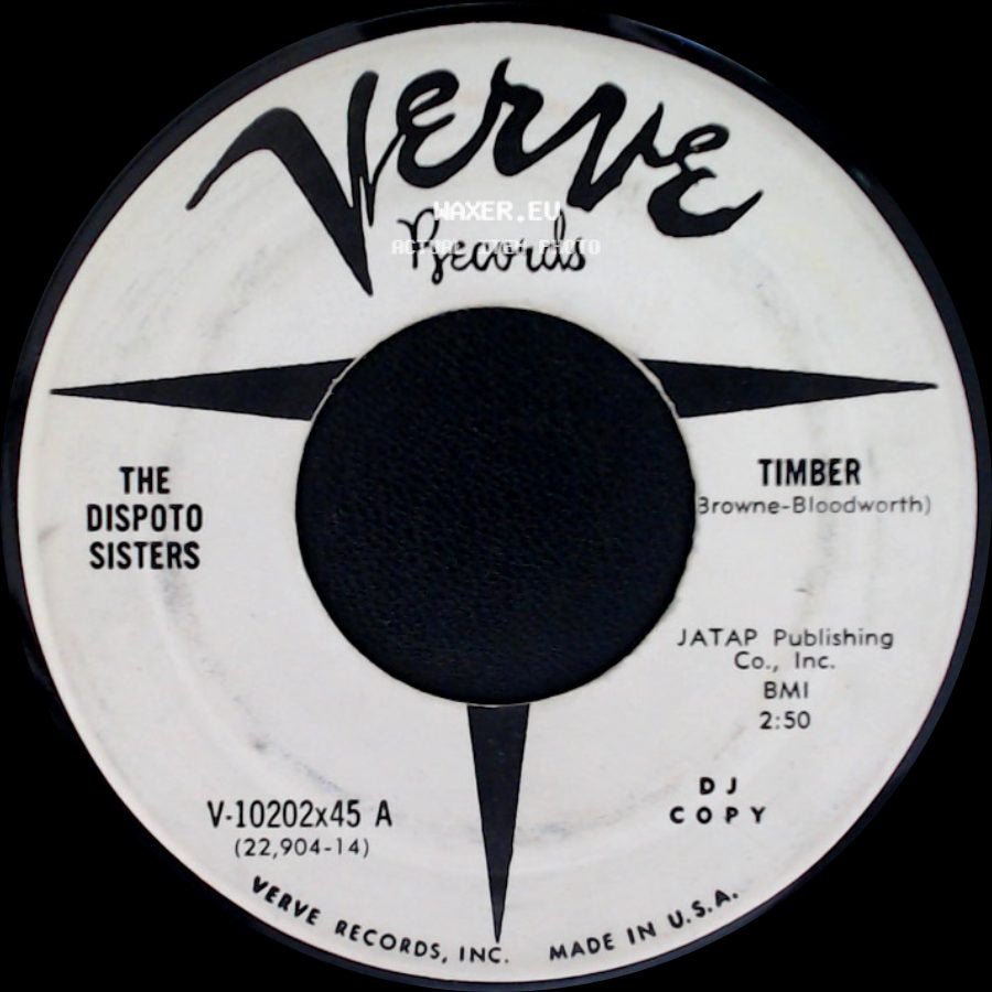 The Dispoto Sisters - Timber / Let's Have A Party Tonight side A