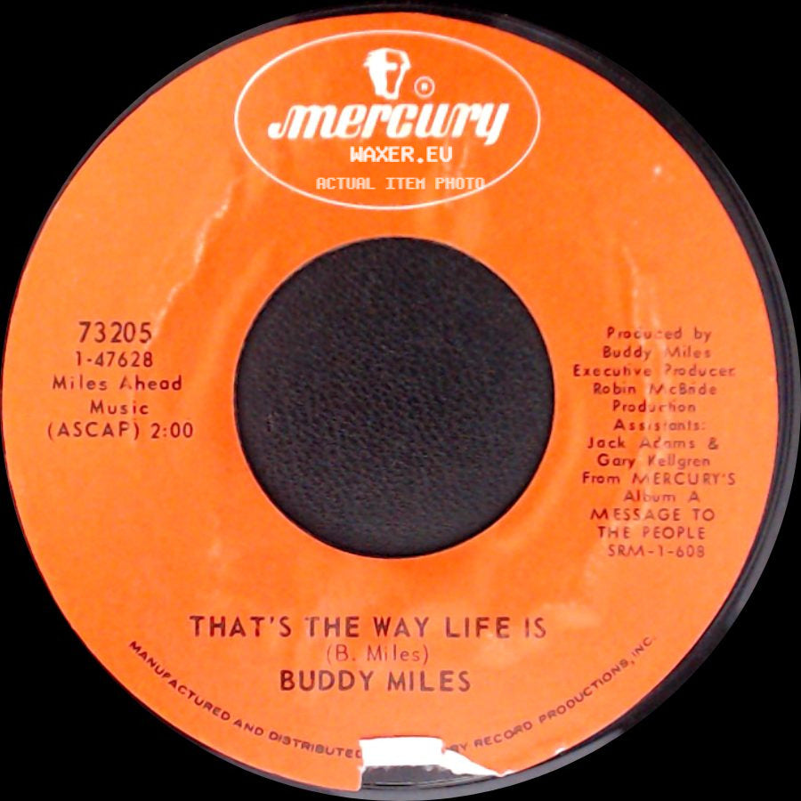 Buddy Miles - Wholesale Love / That's The Way Life Is side B
