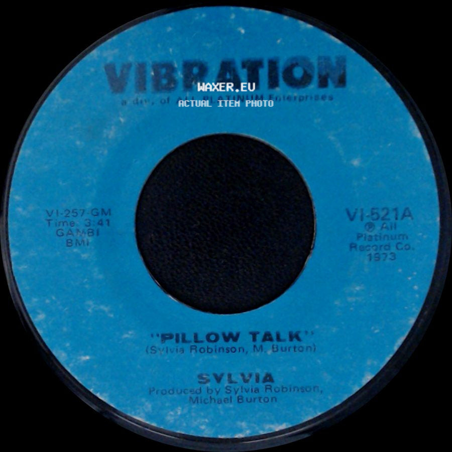 Sylvia - Pillow Talk / My Thing side A