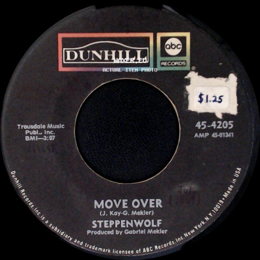 Steppenwolf - Power Play / Move Over side B