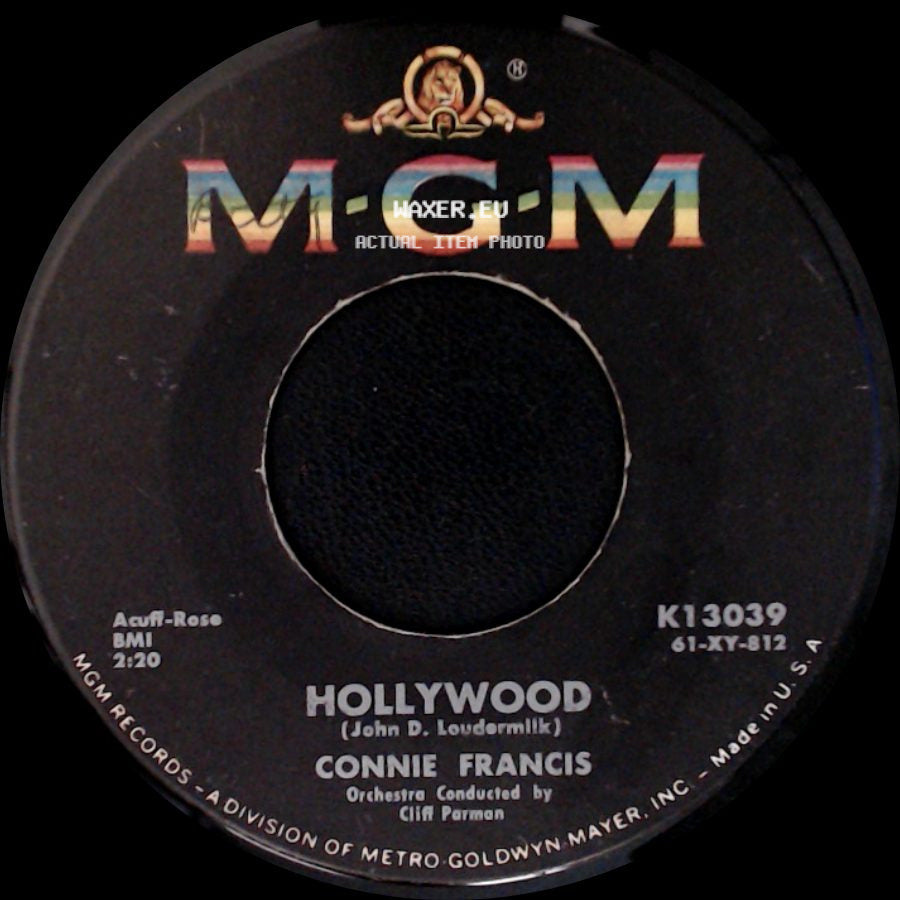 Connie Francis - (He's My) Dreamboat / Hollywood side B