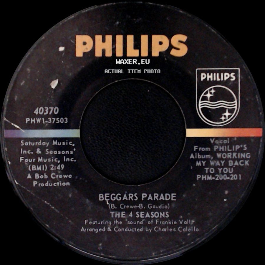 The 4 Seasons - Opus 17 (Don't You Worry 'bout Me) / Beggars Parade side B