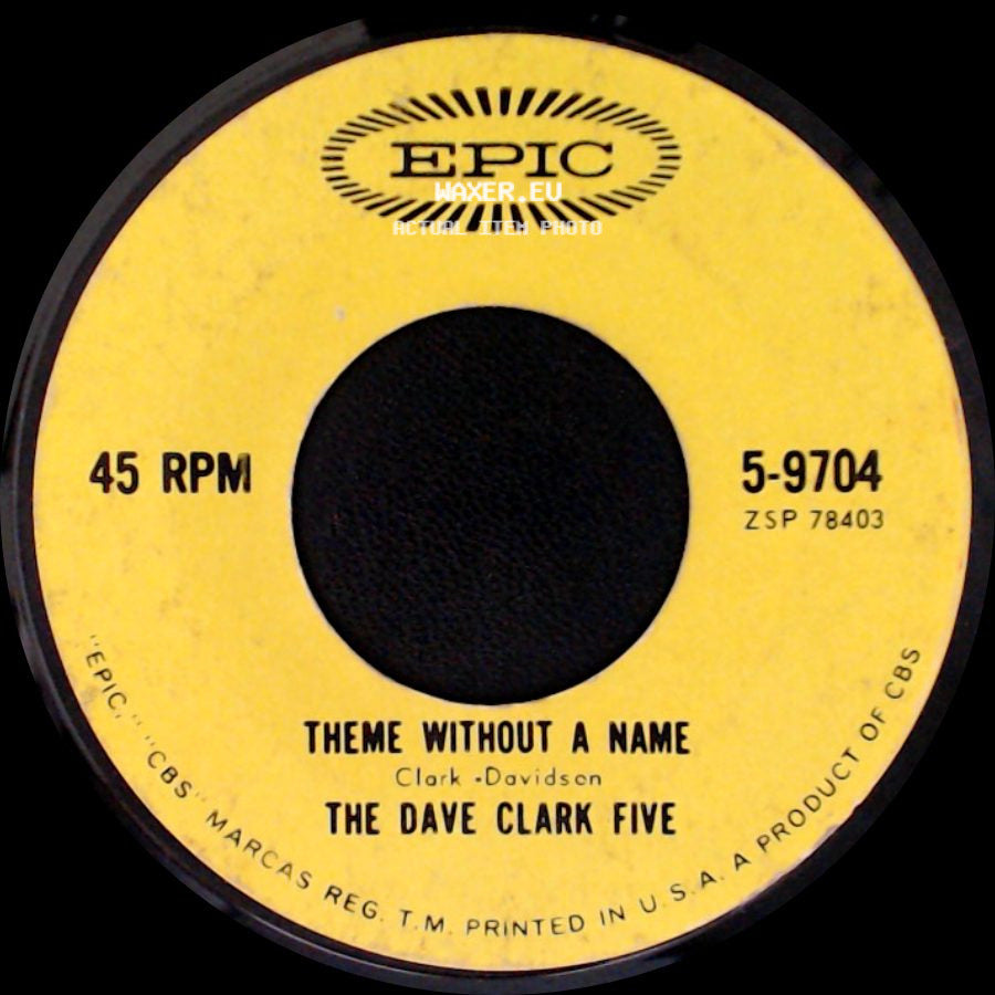 The Dave Clark Five - Because / Theme Without A Name side B