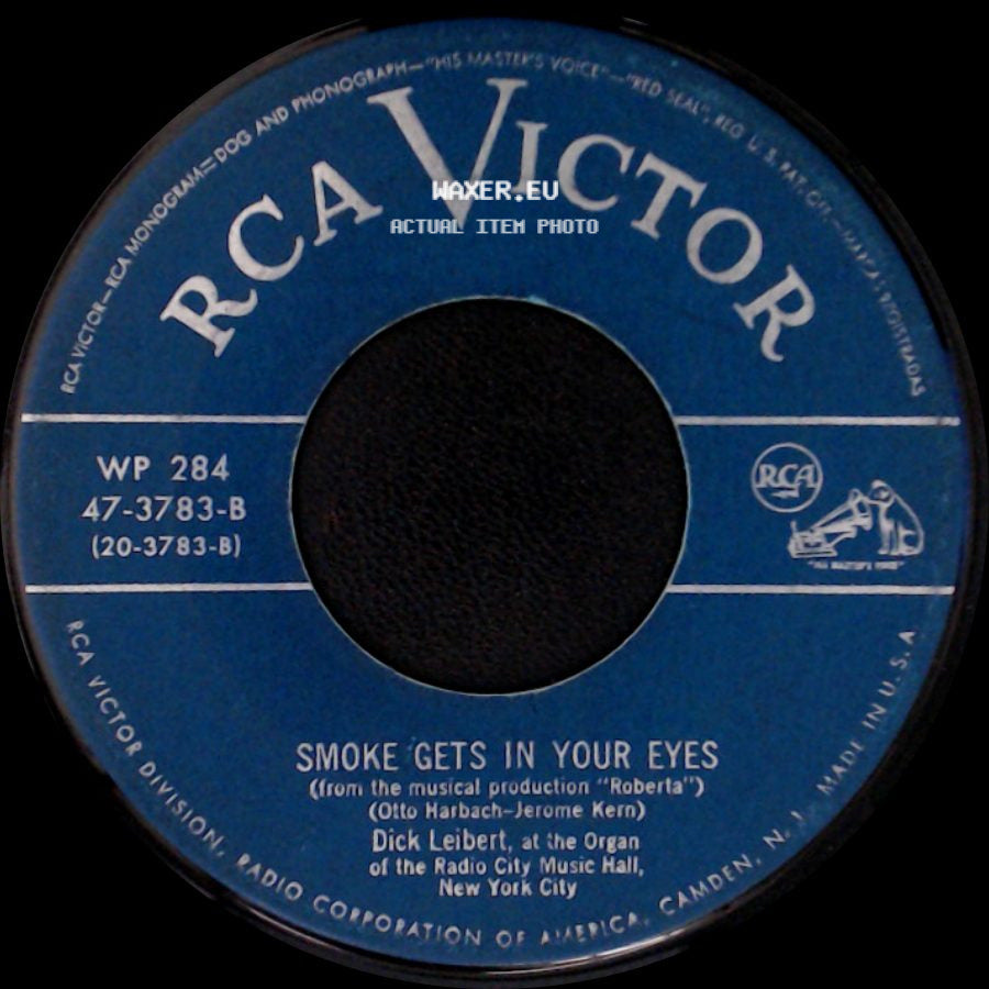 Dick Leibert - Star Dust / Smoke Gets In Your Eyes side B
