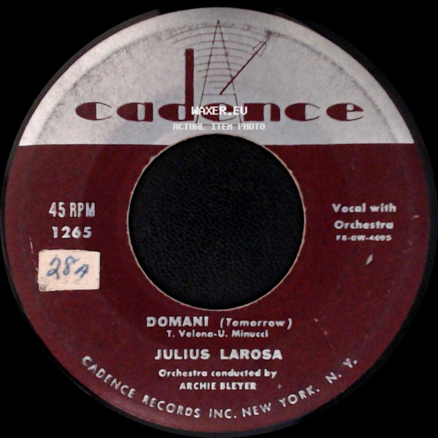 Julius Larosa - Domani (Tomorrow) / Mama Rosa side A