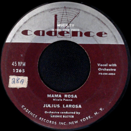 Julius Larosa - Domani (Tomorrow) / Mama Rosa side B