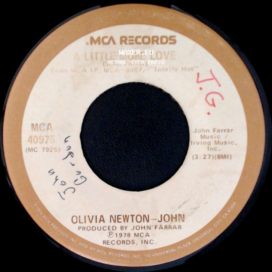 Olivia Newton-John - A Little More Love / Borrowed Time side A