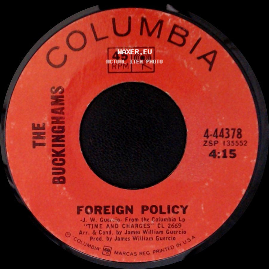 The Buckinghams - Susan / Foreign Policy side B