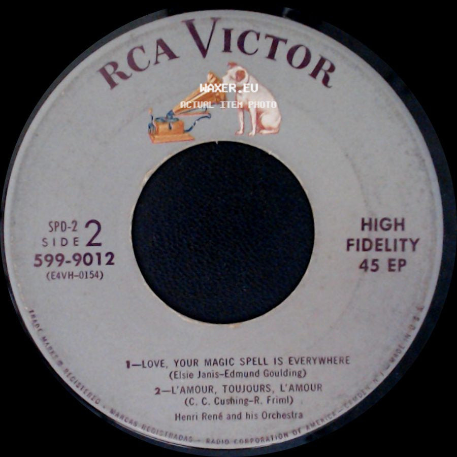 Hugo Winterhalter And His Orch. / Henri René And His Orchestra - Unknown Title A / Love, Your Magic Spell Is Everywhere / L'amour, Toujours, L'amour side B