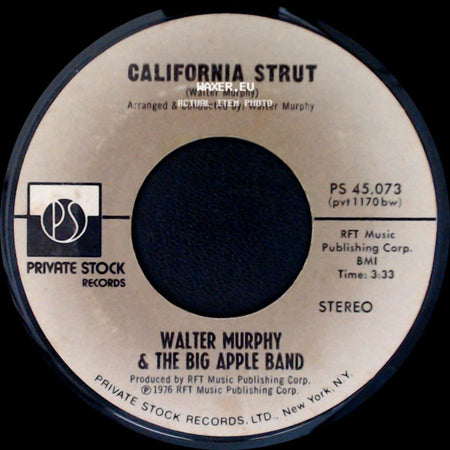Walter Murphy & The Big Apple Band - California Strut / A Fifth Of Beethoven side A