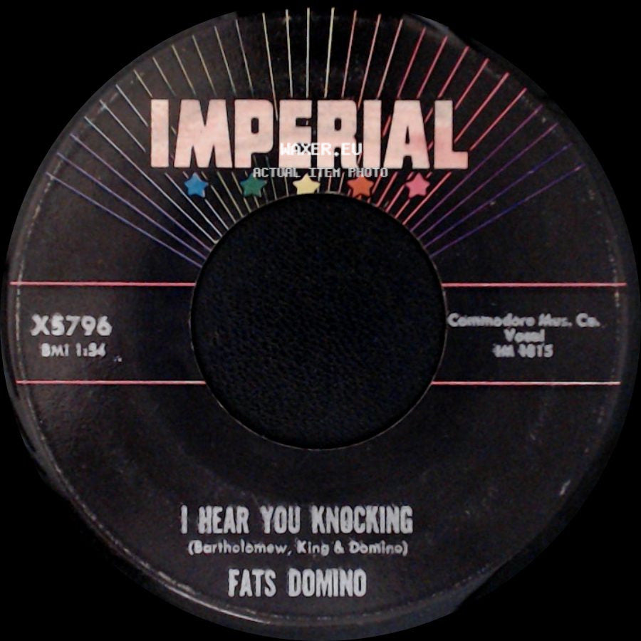 Fats Domino - Jambalaya (On The Bayou) / I Hear You Knocking side B