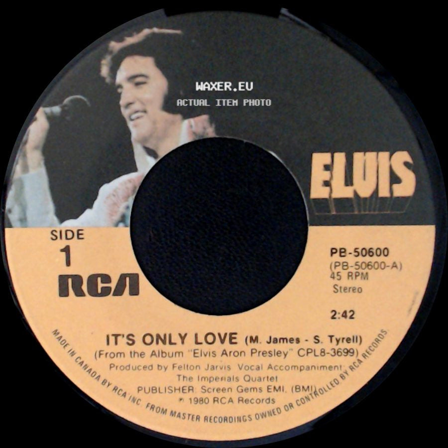 Elvis - It's Only Love / Beyond The Reef side A