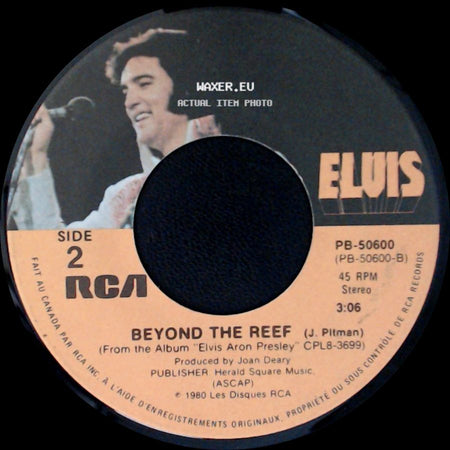 Elvis - It's Only Love / Beyond The Reef side B
