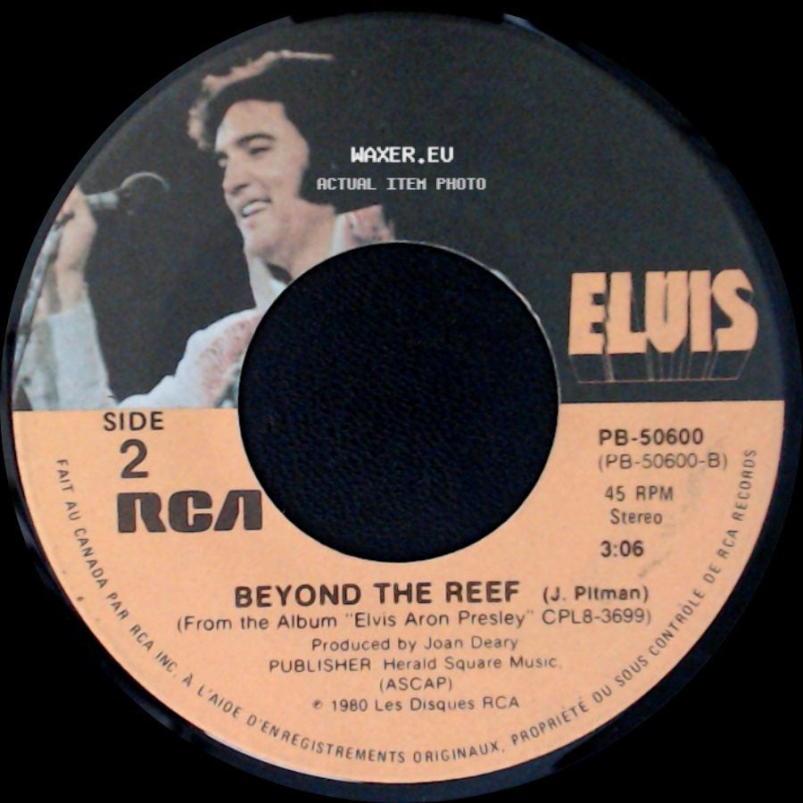 Elvis - It's Only Love / Beyond The Reef side B