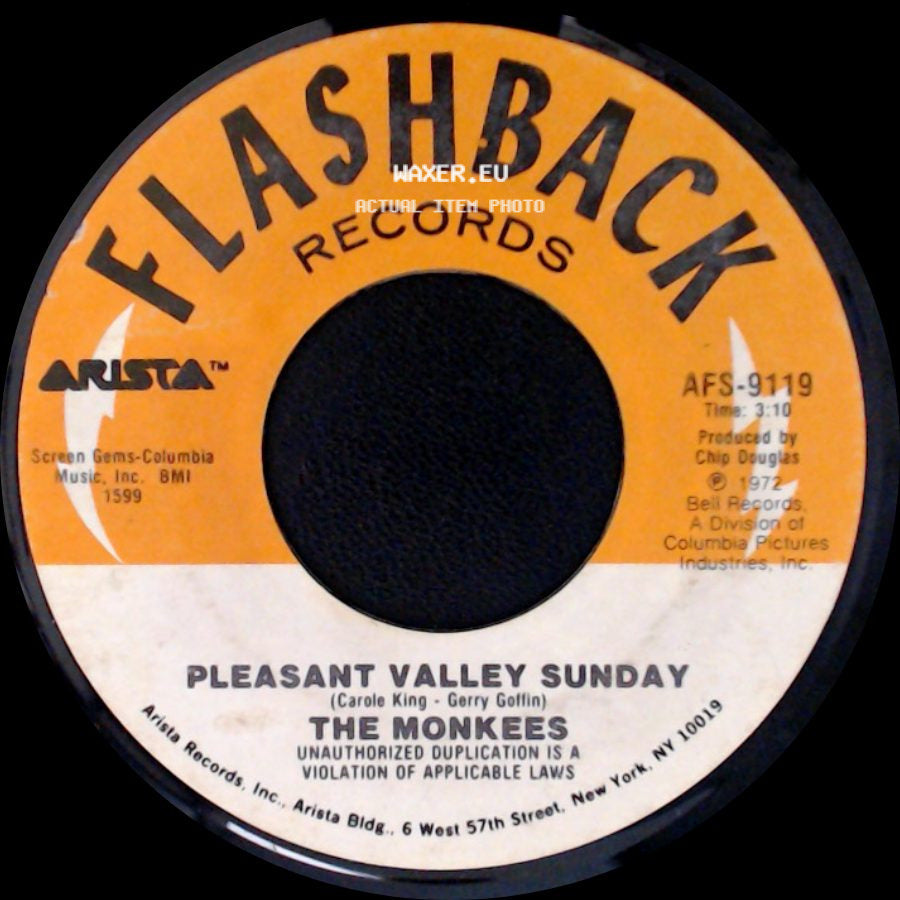 The Monkees - Pleasant Valley Sunday / I'm A Believer side A