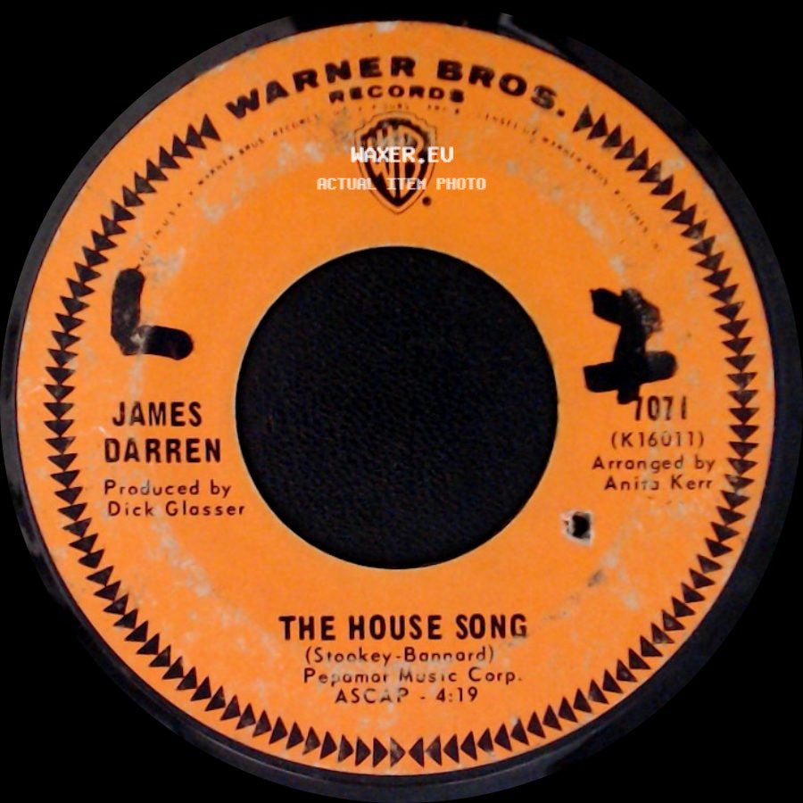 James Darren - They Don't Know / The House Song side B