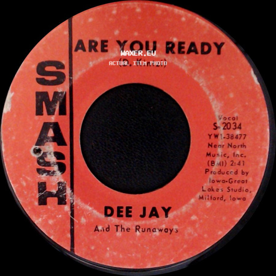 Dee Jay And The Runaways - Peter Rabbit / Are You Ready side B