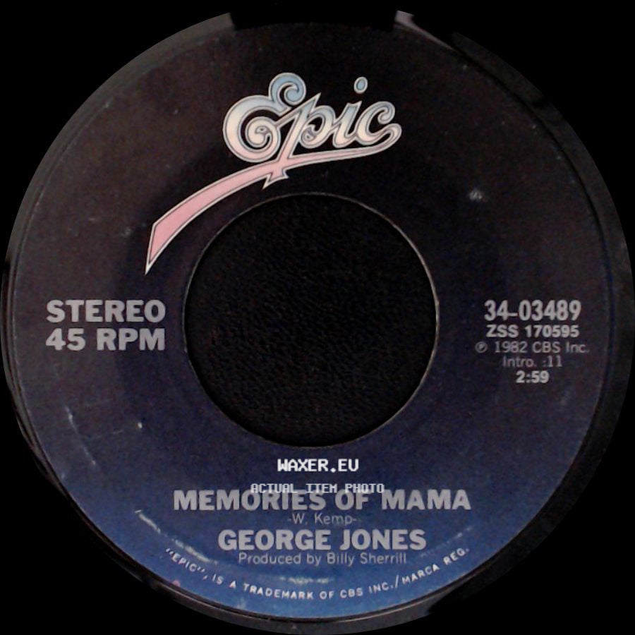 George Jones - Shine On (Shine All Your Sweet Love On Me) / Memories Of Mama side B