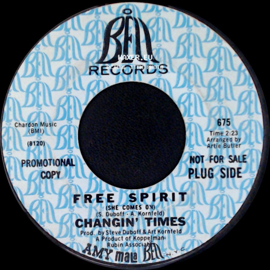 Free Spirit / Amy Mala - Changin' Times / You Just Seem To Know / Changin' Times side A