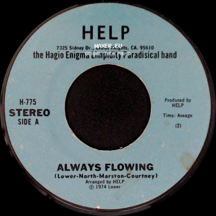 The Hagio Enigma Limpidity Paradisical Band - Make That Change / Always Flowing side B