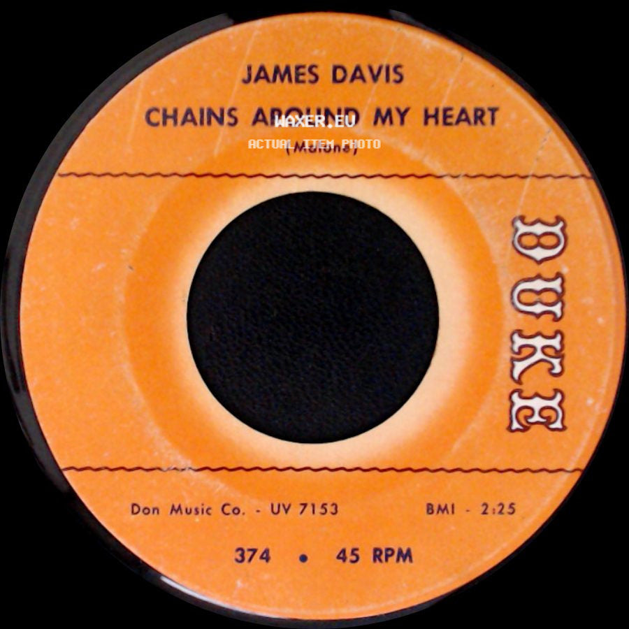 James Davis - Chains Around My Heart / Your Turn To Cry side A