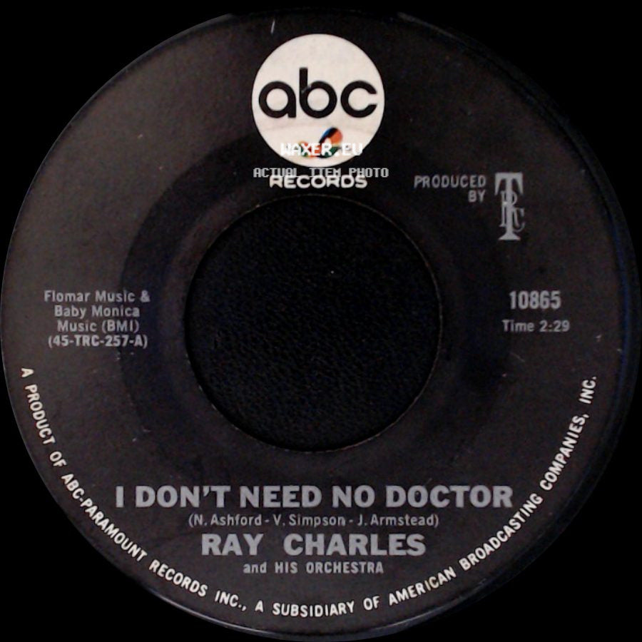 Ray Charles - Please Say You're Fooling / I Don't Need No Doctor side B