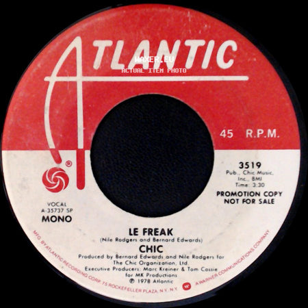 Chic - Le Freak / Le Freak side B