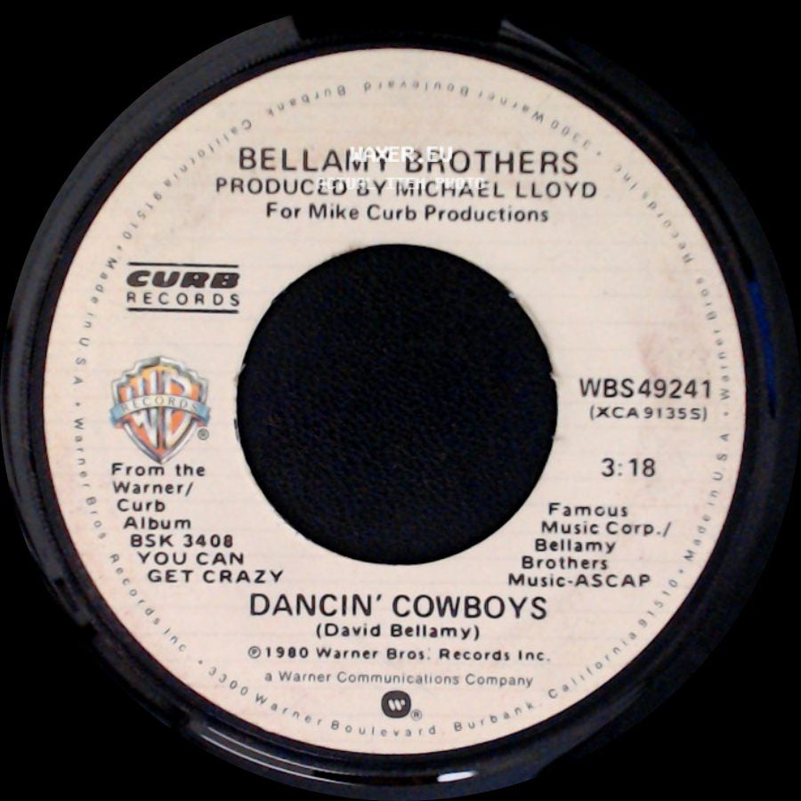Bellamy Brothers - Dead Aim / Dancin' Cowboys side B